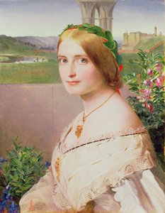 Retrato de Adelaide Mary, Sra. Philip Bedingfeld, 1859